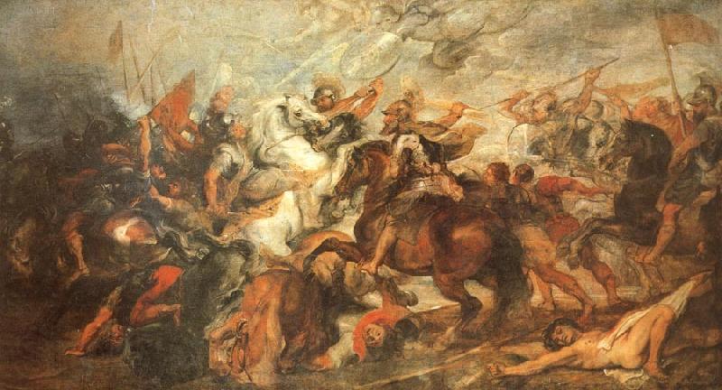 Peter Paul Rubens Henry IV at the Battle of Ivry Spain oil painting art
